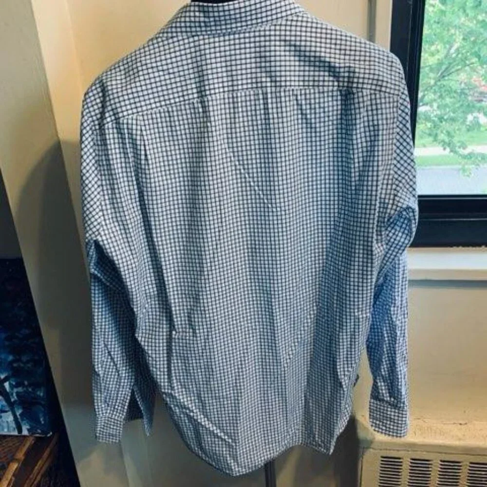 J Crew  Light Weight Button down  checked shirt